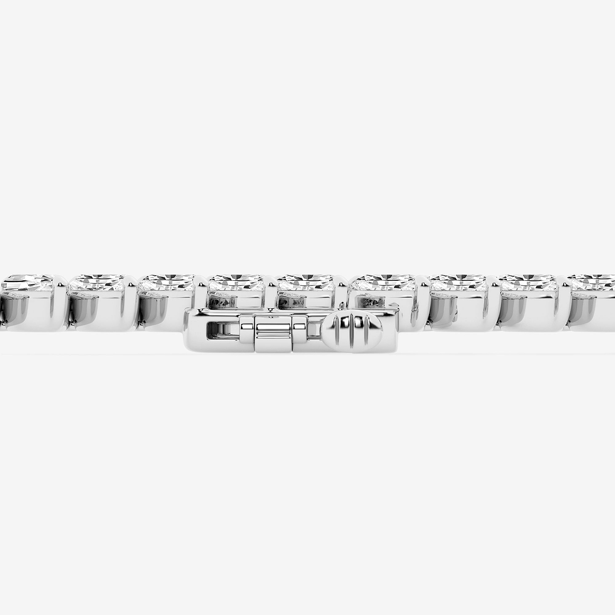 Additional Image 2 for  10 ctw Marquise Lab Grown Diamond Diagonal Tennis Bracelet - 6 Inches